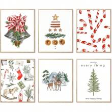 Chiếc Tường Nghệ Thuật In Hình Giáng Sinh Trang Trí Tường Phòng Ngủ Áp Phích Giáng Sinh Quà Tặng Cho Phòng Khách Trang Trí Văn Phòng Dấu Hiệu Giáng Sinh Áp Phích Lễ Kỷ Niệm (Áp Phích Giáng Sinh, 8 "x10" UNFRAMED) - màu đen - Xem 1