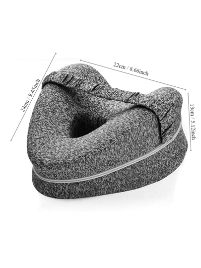 1PC Leg Kussen Ergonomic Side Sleeping Pillows Memory Foam Knee Strap Sleeper Support Cushion Removable Washable Cover, Bedding, Home view 2
