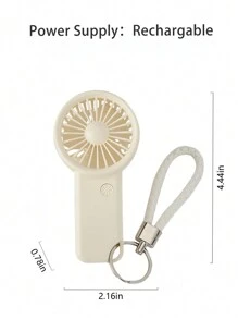 MEET SUN 1 件可充电 500mAh 电池便携式手持迷你风扇，3 档