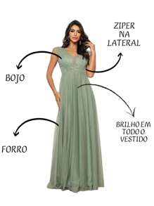 Grife Velasco Women Prom & Evening Dresses - 橄欖綠 - 查看 3