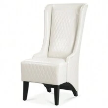 MERAX 23.03" Wide Wing Back Chair ,Side Chair For Living Room,PU Cover/Fabric Cover