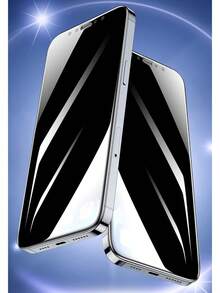 2pcs Anti-Peep Privacy Screen Protector, Full Coverage Tempered Glass, Compatible With Iphone Xs/Xs Max/11/12/13/14/15 Pro/15 Pro Max/14 Plus/15 Plus - Black - View 2