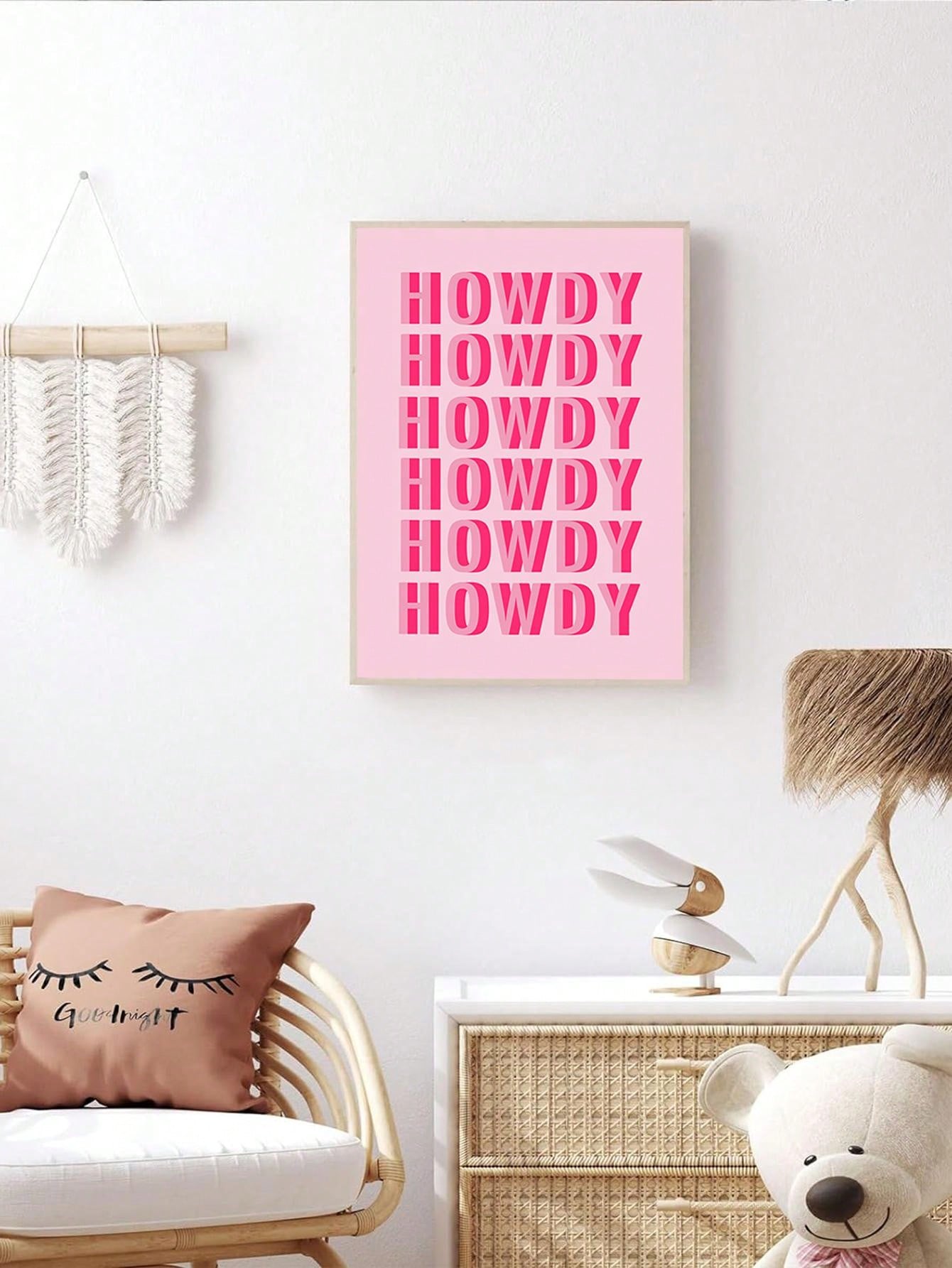 Set Di 3 Stampe Su Tela Con Fiocchi Rosa Acquerello, Quadri Estetici Preppy Per Camera Da Letto Ragazze, Decorazione Parete 20x25cm Senza Cornice