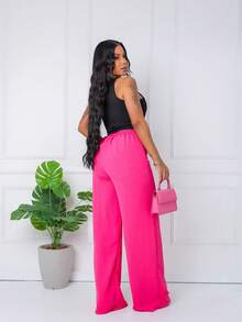 Pantalones De Mujer - Rosa Fucsia - Ver 3