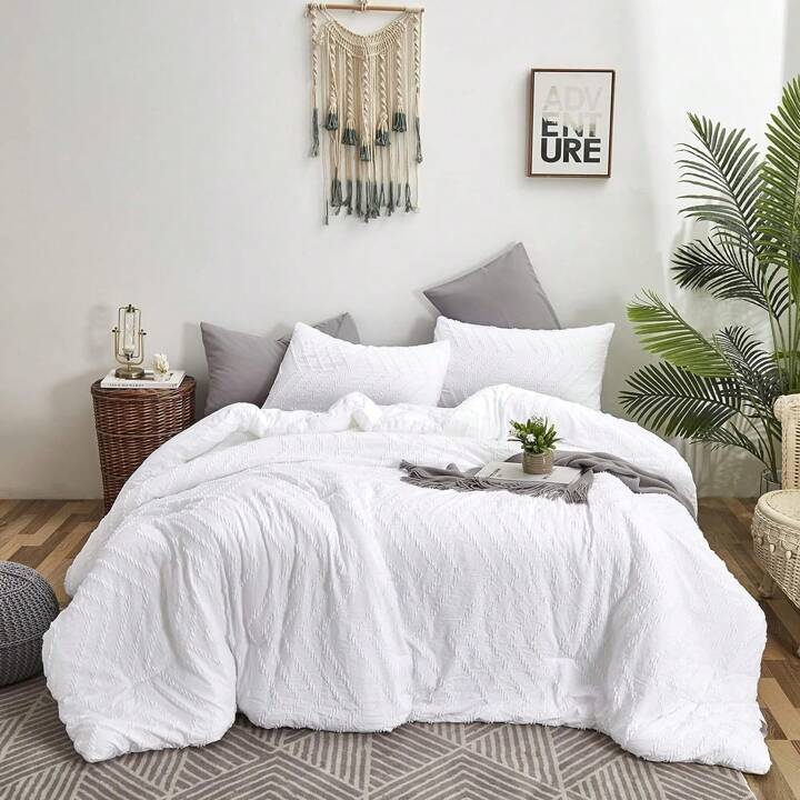 Plain white comforter online