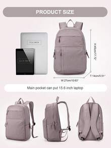 古典休閒大學背包女士,輕便的中學書包,針對少女和少年的書包,中學/高中背包的女孩背包書包,防盜15.6英寸筆記本電腦背包工作袋旅遊背包學校背包電腦包男女禮物