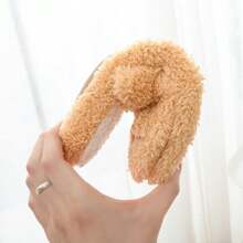 Pantuflas Cálidas Antideslizantes de Felpa, Peludas Comodas y Bonitas,Lindas Y Cómodas Pantuflas De Animales Parejas - Café integral - Ver 5