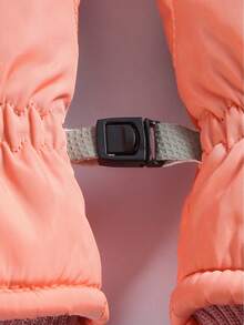 一双滑雪手套，冬季玩雪手套，保暖加厚玩雪手套，保暖内衬防水户外玩雪手套 - 粉色 - 查看 7