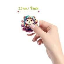 500 cái/cuộn Dễ thương Chuột đồng Hình dán Với 10 Khác nhau Nhà thiết kế 1 Inch Tròn Nhãn Đối với Làm sổ lưu niệm , Tự dính Niêm phong Hình dán Giấy Đối với Văn phòng phẩm & Phong bì , Hoàn hảo Như Trẻ em Món quà , Cung cấp cho buổi tiệc , & - Nhiều màu - Xem 2