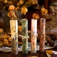 32 Sheets Forest Fairy Tale Series Material Paper Retro Handbook Collage Cards Background Paper Diy  Junk Journal Planner - Multicolor - View 9