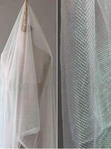 1片漸變雙色網眼布,雷射紋理透視布長裙披肩創意手工布 - 彩色 - 查看 1