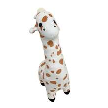 1pc Children's Giraffe Plush Toy, Nordic Style Cartoon Giraffe Stuffed Animal For Naptime And Daily Use - Brown - View 6