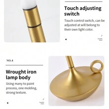 Black Table Lamp, Suitable For Bedroom Desktop - Black - View 8