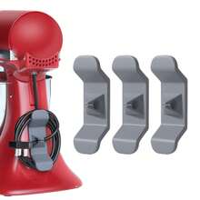 3入組電器線條整理器-廚房家電線條貼式整理器, 新居必備廚房小配件,公寓必需品,家居最佳廚房禮物 - 灰色 - 查看 1