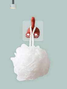 1入組卡通動物設計粘貼鉤,門掛,鑰匙架,牆飾,可愛牙刷架,浴室掛鉤