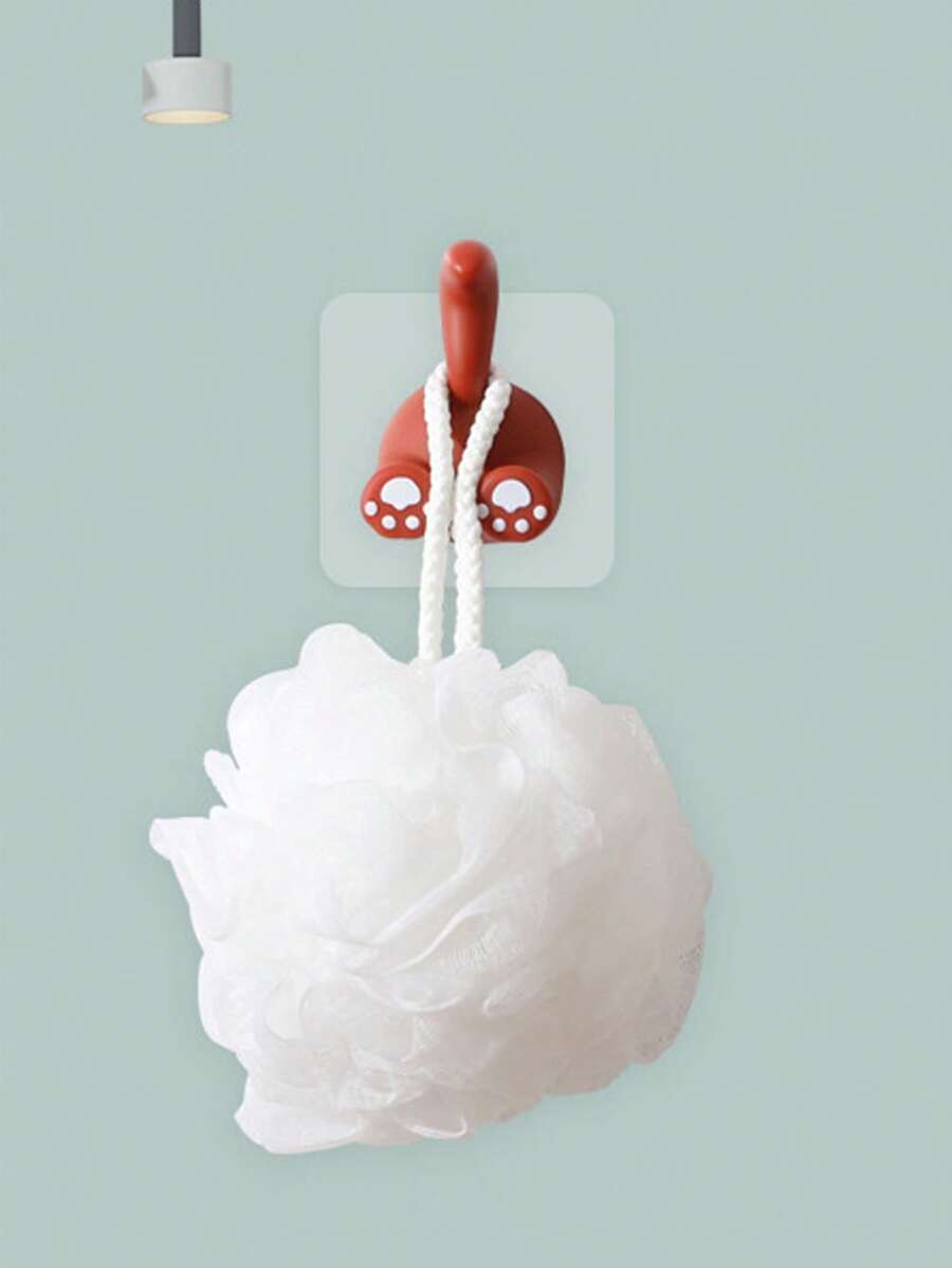 1入組卡通動物設計粘貼鉤,門掛,鑰匙架,牆飾,可愛牙刷架,浴室掛鉤