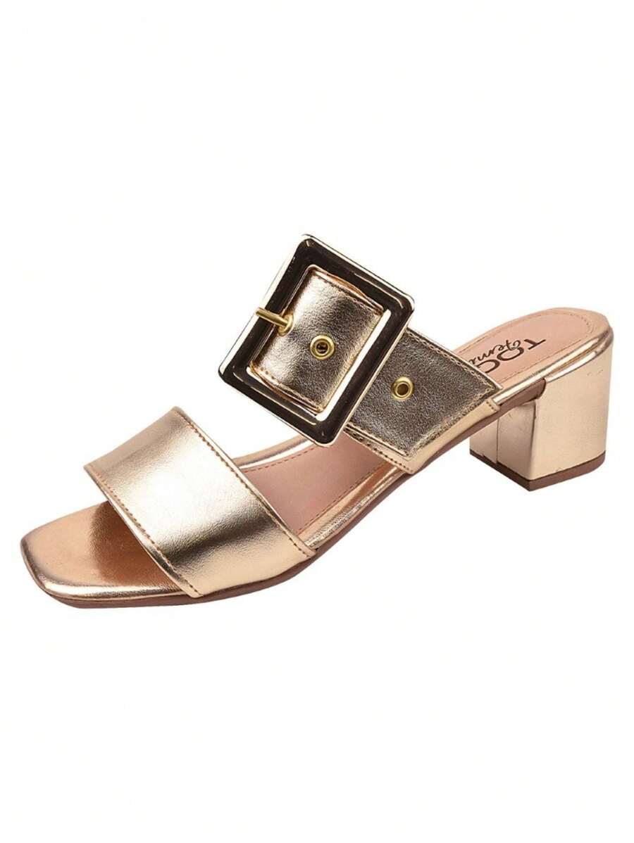 Women Clogs - 金色 - 查看 1