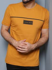 Men Shirts - Camel - View 1