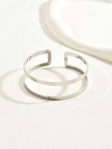 1個樸克風格極簡金屬手臂套, 適用於約會、派對、度假和節日禮物