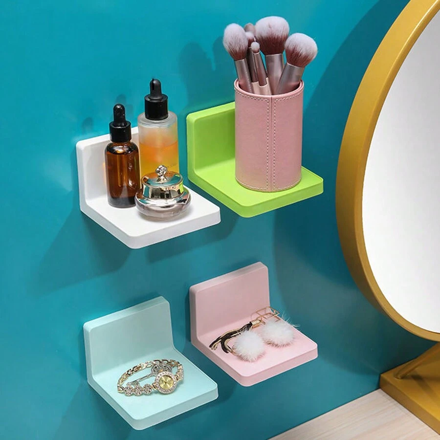 1 Miếng Đa chức năng Treo tường Giá đỡ Với Màu sắc tùy ý Đối với Phòng tắm , Phòng bếp Hoặc Ký túc xá , Đục lỗ-free Dày lên Acrylic Hộp đựng mỹ phẩm - Nhiều màu - Xem 1