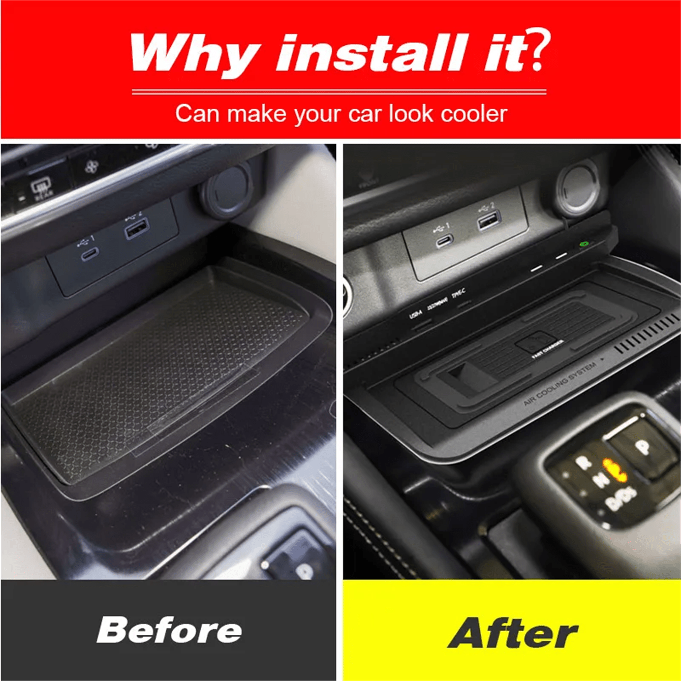 Vtear 15w Qi Wireless Car Charger For Nissan Xtrail Xtrail T33 2022