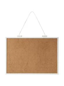 1pc A4 Size Dry Erase Board With String For Wall Small Dry Erase Whiteboard Hanging Whiteboard With 3pcs Magnetic Wipe Off Markers Pens For Kids Erasable Message Writing Drawing School & Home Supplies Back To School