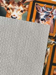 1 Pieza Tapete De Cocina De Impresión De Ventana Con Animal De Alta Gama, Alfombra De Cocina Rectangular De Fibra De Poliéster De Estilo Moderno Adecuada Para Cocina Doméstica - Multicolor - Ver 2
