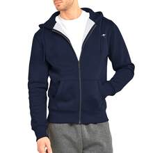 Sudadera De Manga Larga Con Cremallera y Gorra 1958HOT TRENDING BH - Azul Marino - Ver 2