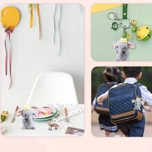 1pc Handmade Elephant Doll Material Package, Crochet Hook & Yarn Kit For Knitting - Grey - View 5