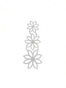 Flower Shaped Die Cutting Mold For Handmade Diy Craft - Silver - View 3