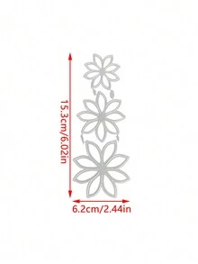 Flower Shaped Die Cutting Mold For Handmade Diy Craft - Silver - View 6