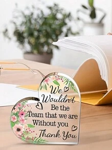 1個女性感謝禮物亞克力鼓勵禮物同事禮物辦公桌禮品告別同事告別禮物感謝禮物送給朋友護士教師紀念品桌面裝飾禮品