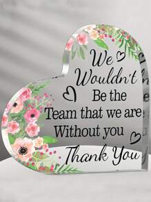 1個女性感謝禮物亞克力鼓勵禮物同事禮物辦公桌禮品告別同事告別禮物感謝禮物送給朋友護士教師紀念品桌面裝飾禮品