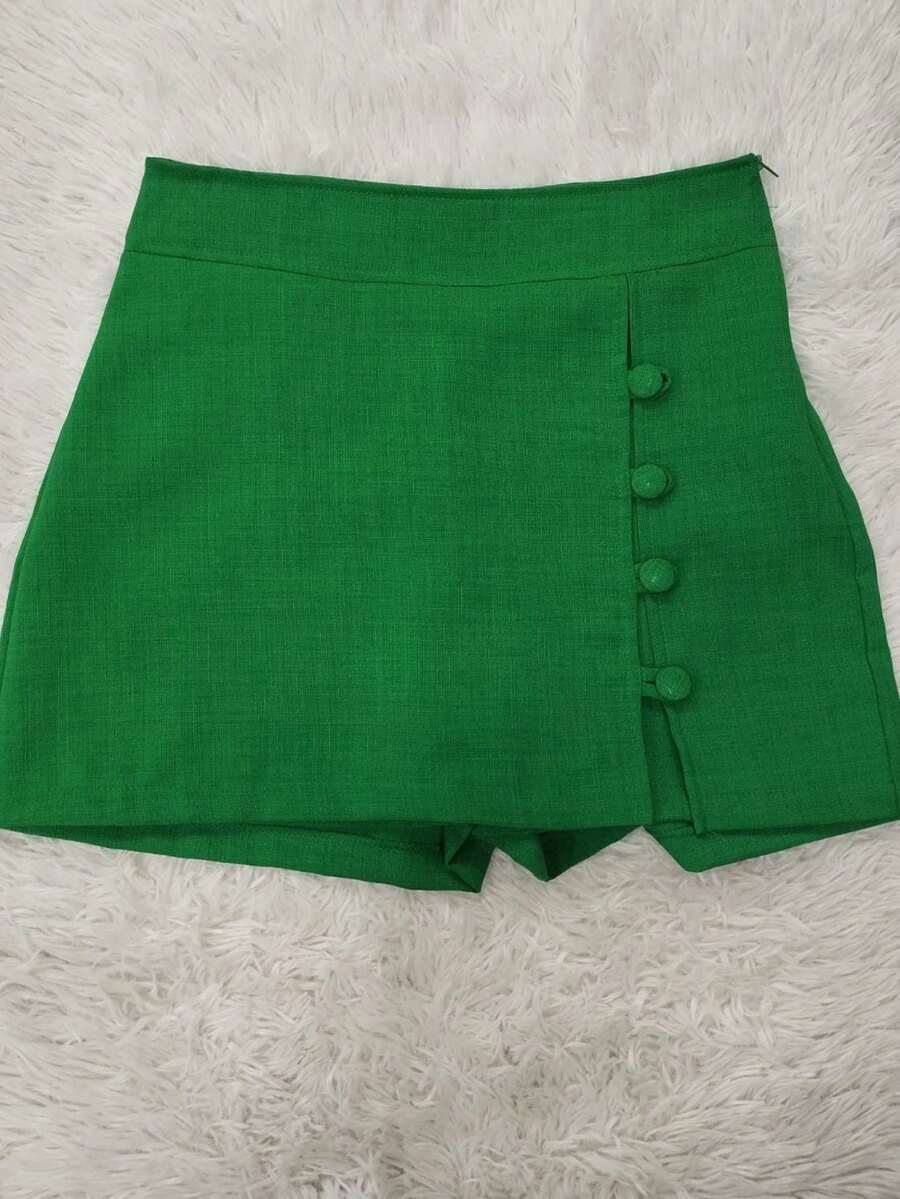 Women Skirts - 綠色 - 查看 1