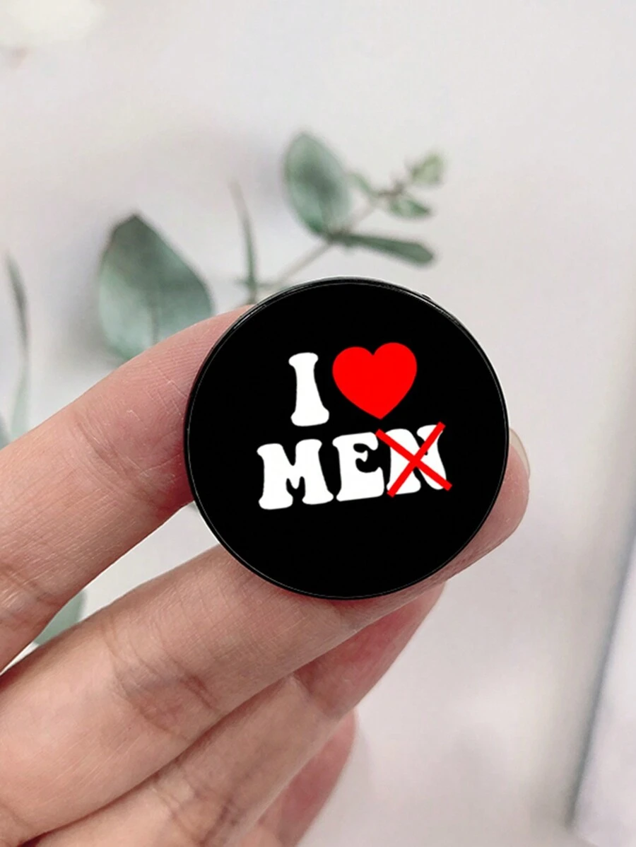 1入組「我愛女孩/牛仔/女孩/男孩/家伙」設計印花別針,新款時尚胸針配件,獻給女性和女生朋友