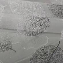 1塊加厚防水和防霉浴室淋浴簾,為隱私和裝飾而設 - 白色 - 查看 2