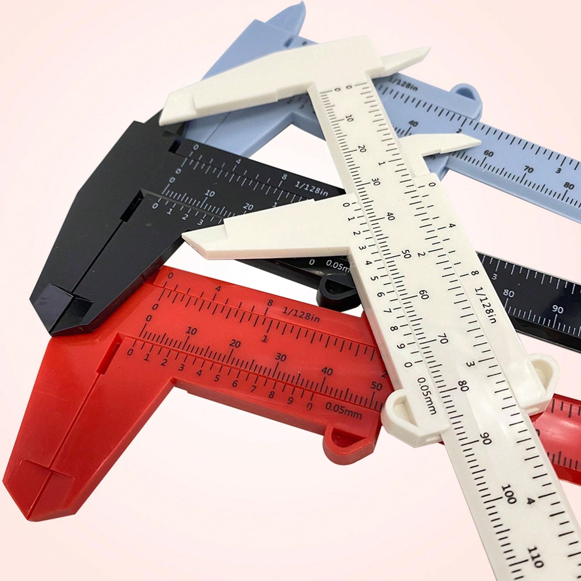 Portable 150mm Plastic Eyebrow Vernier Caliper, Tattoo Makeup Measuring Tool SHEIN USA