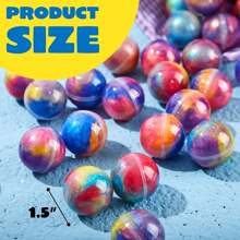 Kids' Slime 24 Packs Galaxy Slime Balls Kit, Party Gift, Fluffy & Elastic, Non-Sticky, Stress Relief, Super Soft, Random Color For Boys And Girls - Multicolor - View 5