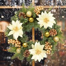 Christmas Wreaths & Garlands - Gold - View 2