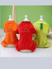 寵物衣服,四腳冬季保暖裝,泰迪貓衣服,雙面絨毛