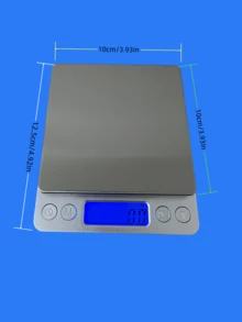 Báscula De Cocina De Acero Inoxidable Para Pesar - Plateado - Ver 3