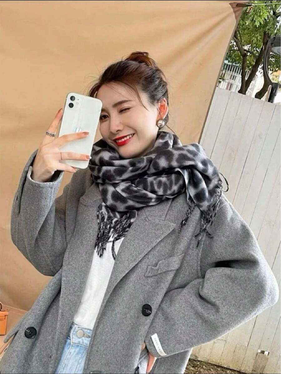 Scarves - Màu xám đen - Xem 1