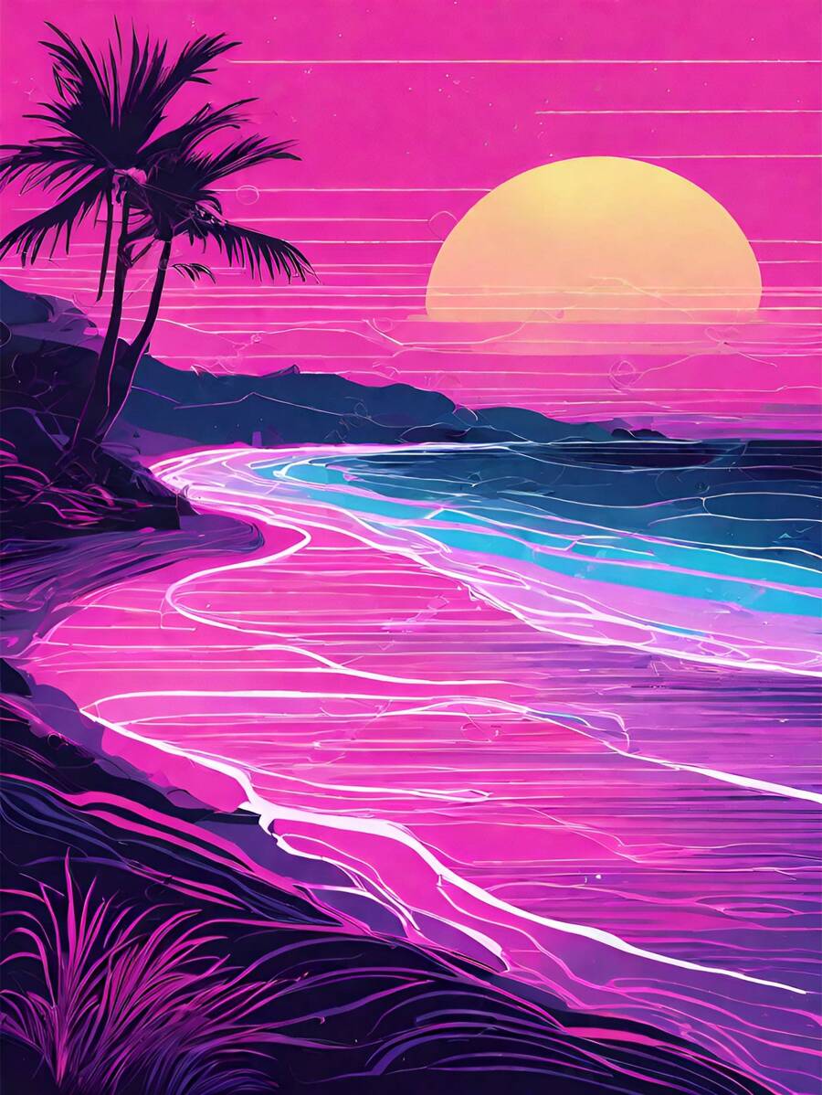 Seaside Diamond Painting, Latest Design, Full Drill, Diy Mosaic Art, Living Room Home Decor, Wall Decoration, Embroidery