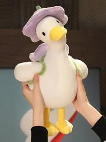 1pc Cute Lavender Duck Plush Toy Home Decoration Or Gift - Purple - View 2