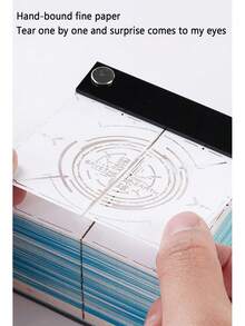 2024年新品手撕式立體紙雕地球儀,附曆日創意文具禮品,辦公桌面裝飾diy藝術品 - 紅色 - 查看 7