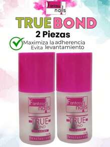 2 Piezas Primer Adherente True Bond Fantasy Nails - transparente - Ver 2