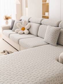 1 Miếng 2023 Mới Không thấm nước Bọc ghế sofa , phổ cập Bao gồm tất cả Bốn Đàn hồi Bọc đệm Ghế sô pha - màu xám nhạt 1 - Xem 1