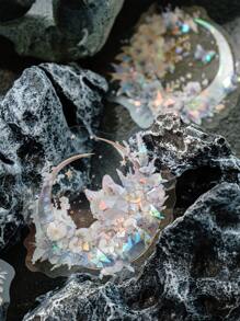 1pack/20 Sheets Moon, Cat, Flower Collage Pet Stickers Set For Planner, Diary, Scrapbook Material, Album, Magazine, Designer - Multicolor - View 2