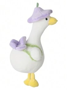 1pc Cute Lavender Duck Plush Toy Home Decoration Or Gift - Purple - View 5