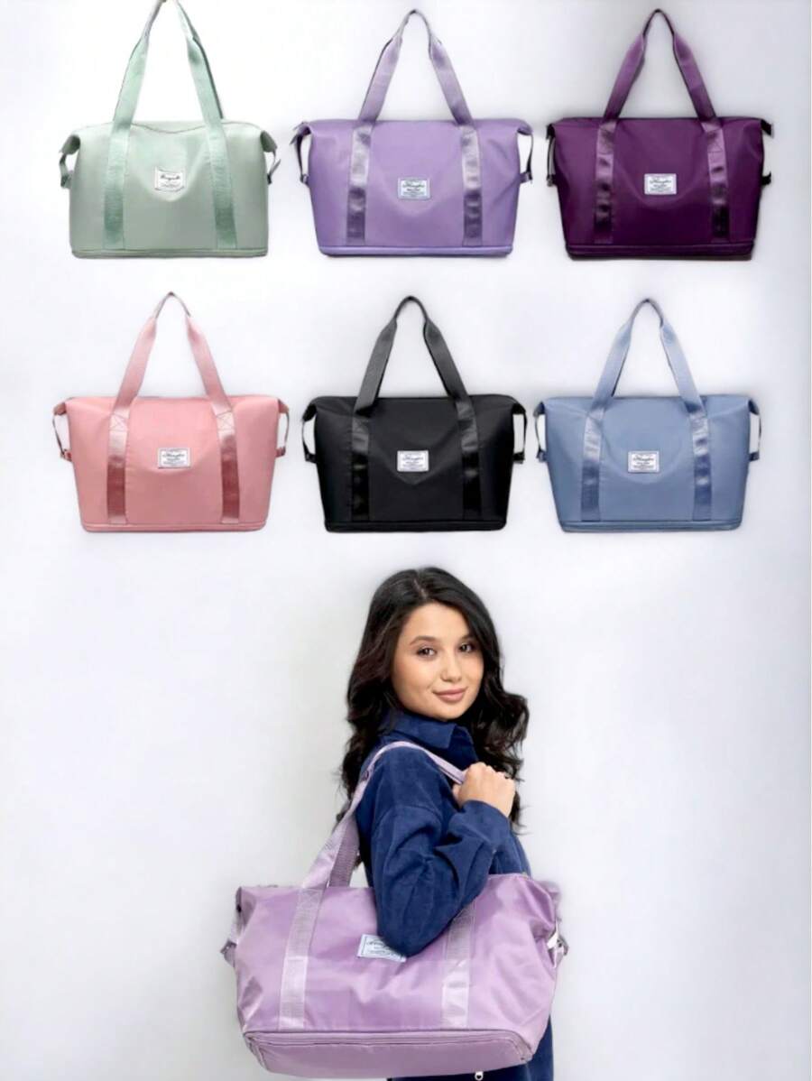 Bolso Expandible de Equipaje, Bolso de viaje Multicompartimiento, bolso plegable. - Multicolor - Ver 1